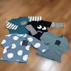 ロングTシャツ 4枚セット 90cm