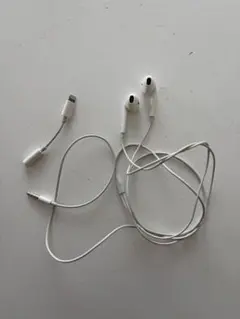 iPhone Lightning 有線イヤホン　変換ジャック付き