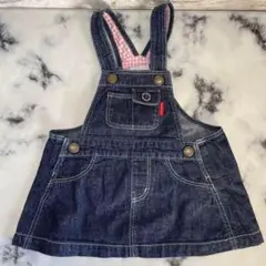 ミキハウス　デニム　スカート　ワンピース　子供服　女の子　90