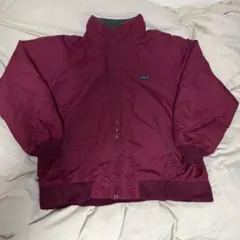 LANDS'END ナイロンジャケット　ワインレッド