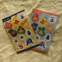 パペットスンスン　シール　２枚セット