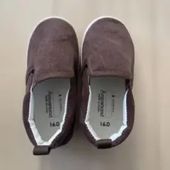 【美品】キッズ　スリッポン　16センチ