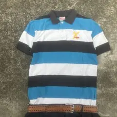 Y2K 00s XLARGE短丈boarder polo shirt c-boyのサムネイル