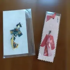 手作り　しおり 2枚セット