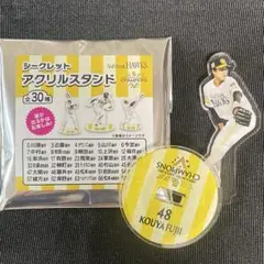 シークレット　藤井皓哉選手　48 ホークス　優勝記念 アクリルスタンド