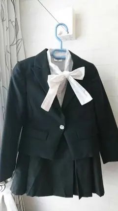 BeBe 小学校入学式用120㎝  ジャケット&スカート&白シャツ3点セット