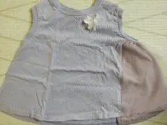 プティマイン 紫色ノースリーブTシャツ 90サイズ