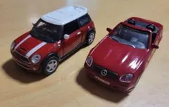 Maisto ミニカー 2種類 ミニクーパー 　メルセデス・ベンツのサムネイル