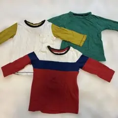 キッズ 長袖Tシャツ 3枚セット　ベビー　ロンT