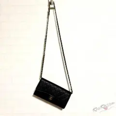 大人気✨️❤CHANEL❤チェーンウォレット ブラック 正規非売品