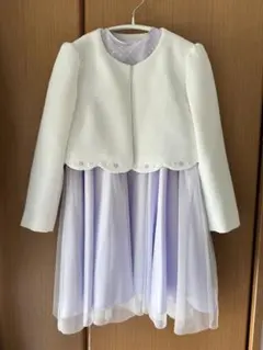 卒園式　入学式　結婚式　フォーマル　ワンピース　ジャケット　130cm 女の子