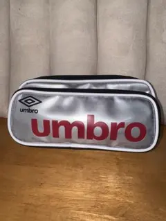 UMBRO アンブロ ペンケース 筆箱 シルバー レッドのサムネイル