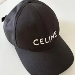 CELINE ベースボールキャップ ブラック　M