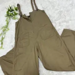 SCHOTT ショット オーバーオール センタージップ ベージュ バイカー