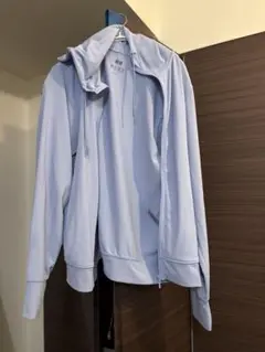 UNIQLO UVカットパーカー L ライトブルー