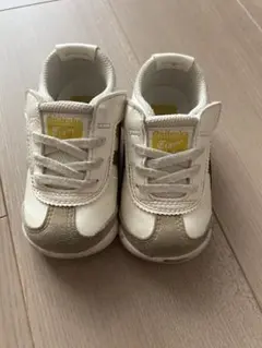 Onitsuka Tiger ベビー スニーカー ホワイト/グレー