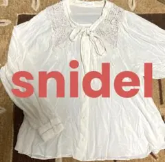 snidel レースブラウス　ドルマンスリーブ