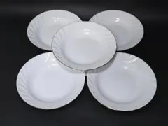 ◇未使用品 たち吉 ゴールドライン スープ皿 21cm TACHIKICHIのサムネイル