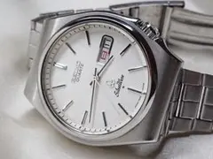 セイコー クォーツ シルバーウェーブ美品 ガラス新品です