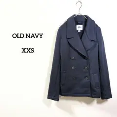OLD NAVY ネイビー ピーコート ダブルボタン XXS