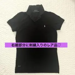 RALPH LAUREN ラルフローレン ポロシャツ レディース Mサイズ 黒