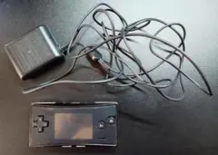 任天堂 ゲームボーイミクロ ブラック 充電ケーブル付き