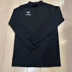 hummel ブラック 長袖 裏起毛インナーウェア