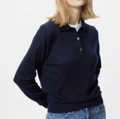 ユニクロ メリノポロセーター