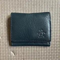 Munsingwear コインケース ブラック レザー ペンギンロゴ