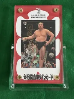 鶴竜 限定直筆サインカード 特製ケース付き - メルカリ