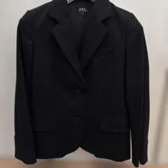 【美品】A.P.C. ネイビーストライプ テーラードジャケット