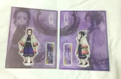 【新品】 鬼滅の刃 柱展 アクリルスタンド 胡蝶しのぶ 正面 横