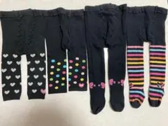 ミキハウス ホットビスケッツ DOUBLE.Bレギンス タイツ4点セット 80㎝