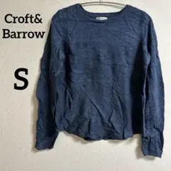 Croft&Barrow セーター【S】ダークブルー