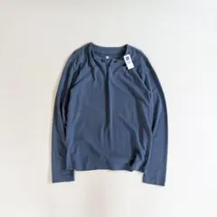 【OLD GAP】00s ヘンリーネック リネン配合 ロンT Y2K Sのサムネイル