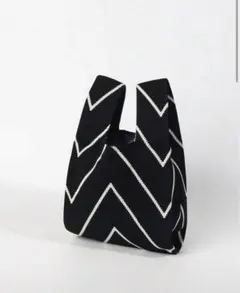 ハンドバッグ　おしゃれ　ニットバッグ