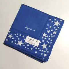 agnes b. アニエスベー☆星柄☆ハンカチ【新品タグ付】のサムネイル