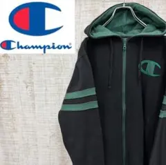 FA342《人気》チャンピオン　パーカー　フルジップ　刺繡ロゴ　スリーブデザイン