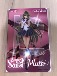 セーラープルート　meijiチョコレート　クリアカード