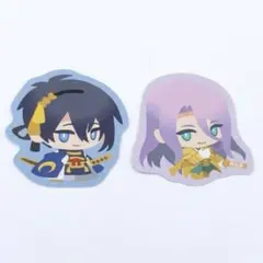 刀剣乱舞 ぱずぎり 三日月宗近 蜂須賀虎徹 キャラクターステッカー