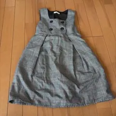 branshes チェック柄 ジャンパースカート 120cm