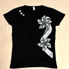 フラダンス用 Tシャツ ブラック系 lōkahi