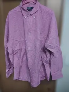 ポロ ラルフローレン BLAKE ストライプ シャツ XL ピンク