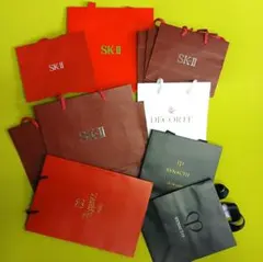 SK-II等　高級コスメブランド　ショッパー　ショップ紙袋12枚