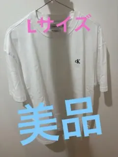 Calvin Klein ホワイト Tシャツ Lサイズ