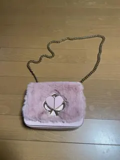 Kate Spadeニコラツイストロックフェイクファーチェーンショルダー 