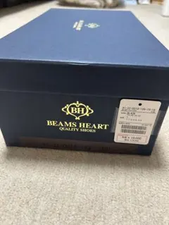 【新品未使用】BEAMS ストレートチップ ビジネスシューズ ブラック25㎝のサムネイル