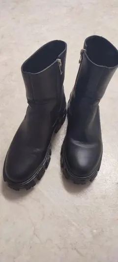 LOVEHUNTER ボリュームソール サイドジップブーツ