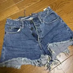 MOUSSY デニムカットオフショートパンツ