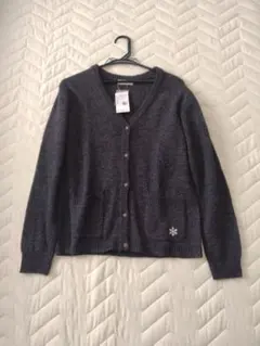 【Samansa Mos2】【新品タグ付き】ウール Vネックカーディガン